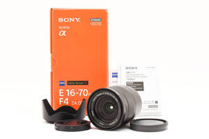 元箱 取扱説明書付 ★極上美品★ SONY ソニー Vario-Tessar T* E 16-70mm F4 ZA OSS SEL1670Z (4488)