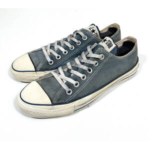 USA製 1990s CONVERSE All star Low US6.5(25.5cm) Navy オールドコンバース オールスター ローカットスニーカー フェード 紺