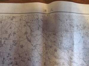 古地図　土浦　5万分の1地形図◆昭和７年◆茨城県