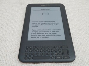 6インチ■Amazon D00901 電子辞書リーダー Kindle 3rd アマゾン キンドル 電子ブックリーダー USED 00639■！！