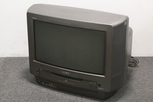 映像出力確認済み SONY ソニー Trinitron トリニトロン KV-20VWS2 カラービデオテレビ レトロ 現状品 11-E080Y/1/180