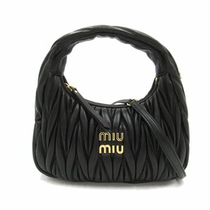 ミュウ ミュウ マトラッセワンダー2wayショルダーバッグ ブランドオフ Miu Miu レザー 2wayショルダーバッグ レザー レディース