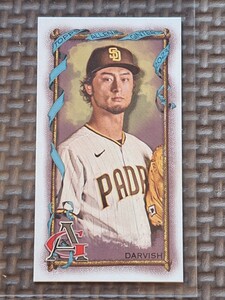 2023 Topps Allen & Ginter #114 YU DARVISH Mini San Diego Padres Texas Rangers Hokkaido Nippon-Ham Fighters