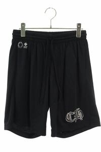 クロムハーツ Chrome Hearts MESH VARSITY SHORTS サイズ:S CHプリントメッシュハーフパンツ 中古 OS06