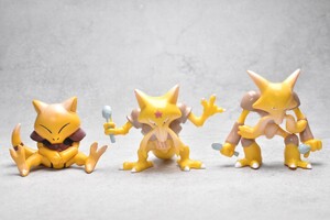 ポケットモンスター モンスターコレクション ケーシィ ユンゲラー フーディン 初期 当時物 モンコレ