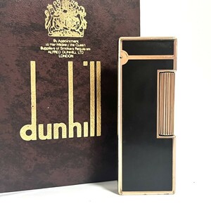 dunhill ダンヒル ライター ガスライター ブラック ゴールド 喫煙具 E5588