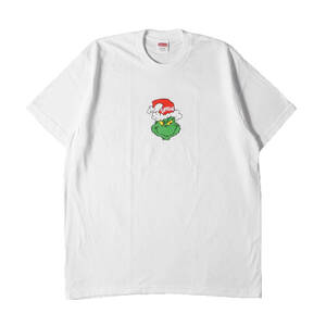 【新品】Supreme シュプリーム Tシャツ サイズ:L / 24AW Grinch クリスマスモデル グリンチ Tシャツ (Grinch Tee) / ホワイト