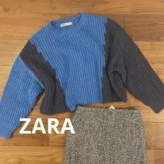 ZARA ミディ丈ニット M