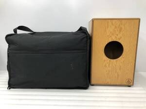 31◇HAMASAKI CAJON カホン　濱崎商会　打楽器　ケースあり　写真追加有◇B2