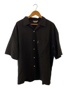 COOTIE◆23SS/TW Sucker Open Collar SS Shirt/L/ポリエステル/ブラック//