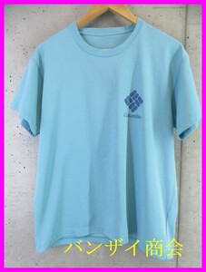 【送料300円可】029m21◆良品です◆吸汗速乾◆Columbia コロンビア 半袖ドライシャツ/Tシャツ/カットソー/アウトドアジャケット/メンズ男性