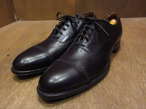 ビンテージ40’s●DEADSTOCK Leverenz内羽式ストレートチップシューズsize 9●211007k2-m-dshs-27cm ビジネスシューズキャップトゥ