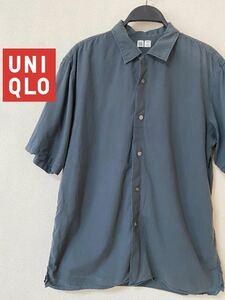 ★UNIQLO★ユニクロ★オープンシャツ★カラーシャツ★半袖★トップス★L★