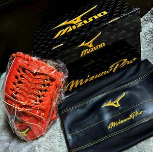 新品 未使用 Mizuno Pro ミズノプロ 硬式 グラブ グローブ 内野手用 K-KLUB限定モデル 限定カラー 専用ミズノプロマーク 未型付