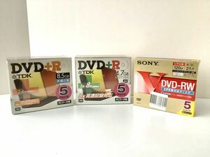 TDK(DVD-R)/ SONY(DVD-RW)