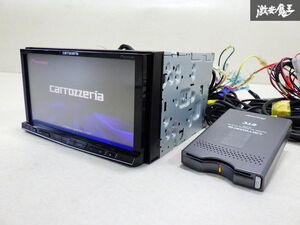 【保証付】carrozzeria カロッツェリア AVIC-ZH0077 サイバーナビ カーナビ CD DVD SD 2014年地図データ ETC 車載機 付 ND-ETC6 棚33-3