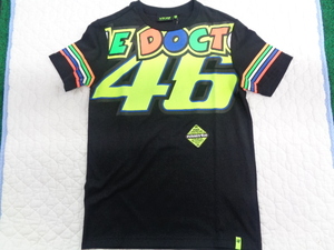 Sサイズ 展示未使用品★YAMAHA ヤマハ VRMTS305204 THE DOCTOR 46 ヴァレンティノ ロッシ 46 Tシャツ ブラック★