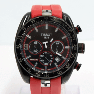 【中古】TISSOT（ティソ）クォーツ時計　ラバーベルト　稼働品