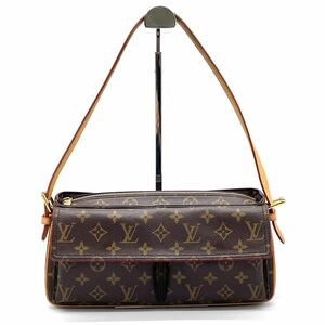 1円 美品 LOUIS VUITTON ルイヴィトン モノグラム ヴィバシテMM ショルダーバッグ M51164