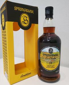 【未開栓 品薄】SPRINGBANK 10年 55.6％ ローカルバーレイ ウイスキー 2010-2020 700ml 箱付き⑤ スプリングバンク スコッチ 保管状態〇