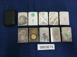 0903B75　喫煙具　ライター　ZIPPO ジッポ　おまとめ10点　※着火未確認・現状お渡し