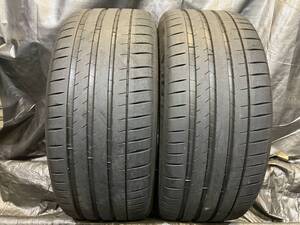 バリ溝 ミシュラン 285/40R22 PILOT SPORT4 S 2本セット 中古タイヤ 2023年製 285/40-22