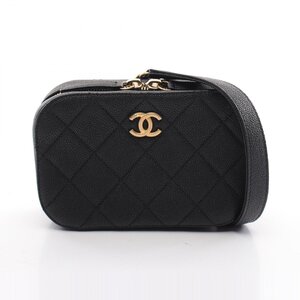 シャネル マトラッセ ブランドオフ CHANEL レザー ショルダーバッグ キャビア 中古 レディース