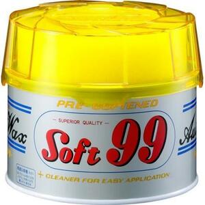 ソフト99() ワックス WAX ソフト99 ハンネリ 280g 自動車塗膜の保護および艶出し用 スポンジ 00112