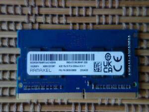 ◆送料無料◆新古品　動作不明◆ RAMAXEL DDR4-3200 4GB 1枚