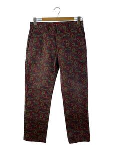 Supreme◆ボトム/30/コットン/RED/ペーズリー/PAISLEY WORK PANT