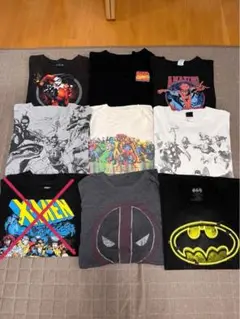 アメコミtシャツ 8枚セット まとめ売り marvel DC 古着 ヴィンテージ