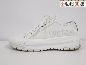 ルイヴィトン LOUIS VUITTON スクワッドライン 1A9RON レディース スニーカー ホワイト モノグラム サイズ38 24.5ｃｍ 美品 靴