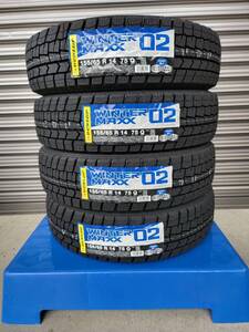 新品2024年製！　ダンロップ　スタッドレスタイヤ　ＷＭ０２　155/65R14　４本セット！在庫あり！軽自動車に