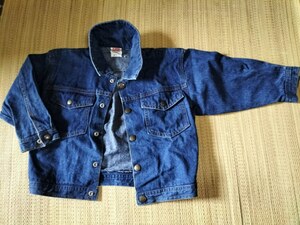 ● トラッド キッズ 子供服 ジャンパー Gジャン★ 本格 デニムジャケットUSED