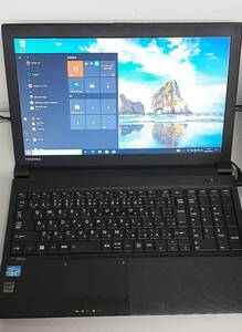 東芝dynabook/CPU i5-3230M/メモリ 8GB(4G+4G)/HDD 160GB/WINDOWS 10pro/offic搭載/ノートPC/15.6型(インチ)/無線LAN/VGA端子/DVD/USB/