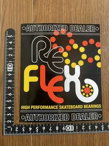 【激レア!!】90s Reflex リフレックス ディーラー用 ラージサイズステッカー Alien workshop オールド ビンテージ スケートボード powell