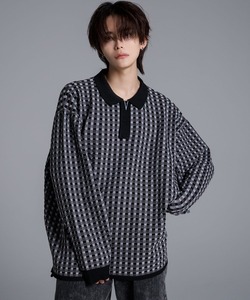 「ADRER」 長袖ニット SMALL ブラック メンズ