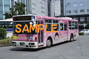 D-15【バス写真】Ｌ版４枚　しずてつジャストライン　路線車　静岡駅（３）