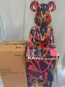 ●BE@RBRICK TENSION(2021) 1000％ KAWS ベアブリック MEDICOM TOY 