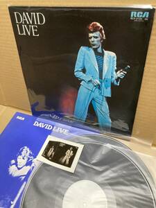 PROMO RCA-9105/06！美盤LP x2！デビッド・ボウイー・ライブ David Bowie Live Victor 見本盤 ALADDIN SANE DIAMOND DOGS SAMPLE JAPAN NM