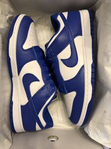 26.5cm US8.5 NIKE BY YOU DUNK LOW SP Varsity ROYAL Kentucky WHITE ダンク ロー バイ ユー ケンタッキー ロイヤル 白 青 game high sb