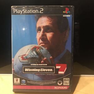 PS/2プレイステーションツーワールドサッカーウイニングイレブン7コナミ 中古品パッケージはダメージがあります