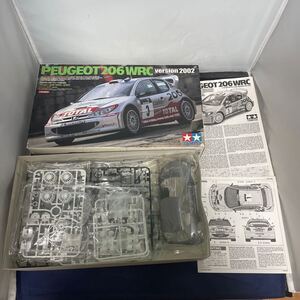 521☆ 未組立 1/24 PEUGEOT 206 WRC 2002 スポーツカーシリーズ プジョー タミヤ TAMIYA