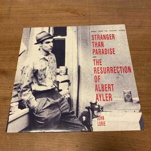 JOHN LURIE『STRANGER THAN PARADISE AND THE RESURRECTION OF ALBERT AYLER』(ジョン・ルーリー) ベルギー盤 jim jarmusch