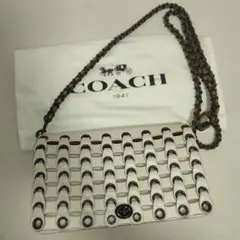 極美品　COACH ディンキーリング　ショルダーバッグ　チェーン　2way