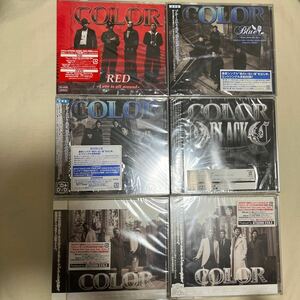 COLOR CD6枚セット RED/BLUE/BLACK/WHITE