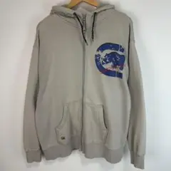 90s ECKO オーバーサイズ　スウェット　パーカー　古着　ストリート　ジップ