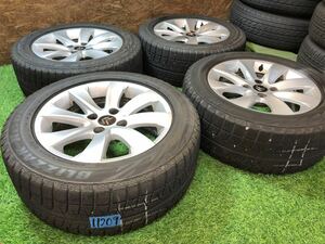 Citron 16inch 7j＋26 × ブリヂストン 215/55R16 PCD108 4穴 シトロエン C4ピカソ スタッドレス