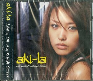 D00132398/【即決/送料無料】CD/AKI-LA (狩人あきら)「Living On My Rough Street (2003年・ESCL-2441・ICE-T・SNOOP DOGG参加有・ヒップ