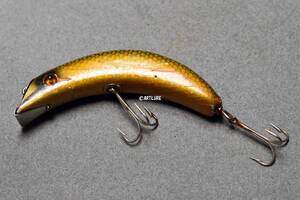 TEARS ORENO ,SOUTHBEND VINTAGE GLASS EYE WOODEN LURE USA C1929 面白蒐集家向け NOL.